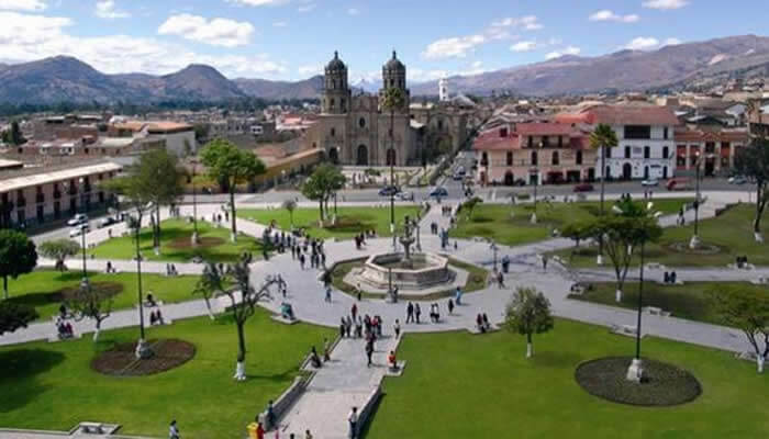 Plaza de armas cajamarca